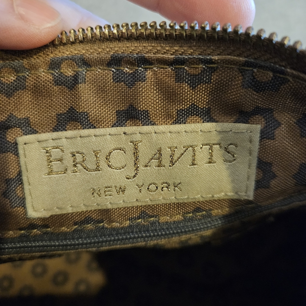 Eric Javits New York Powchky Woven Straw Tan Shoulder Bag - Picture 11 of 15